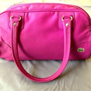 👛 Lacoste Bowling Handbag Pink